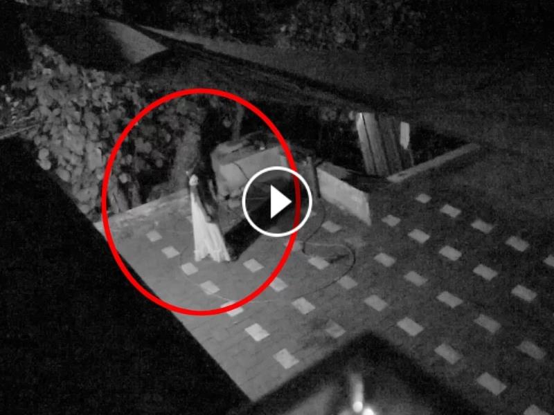 Scary Videos Chilling Footage Of Ghost Caught On Cctv Camera